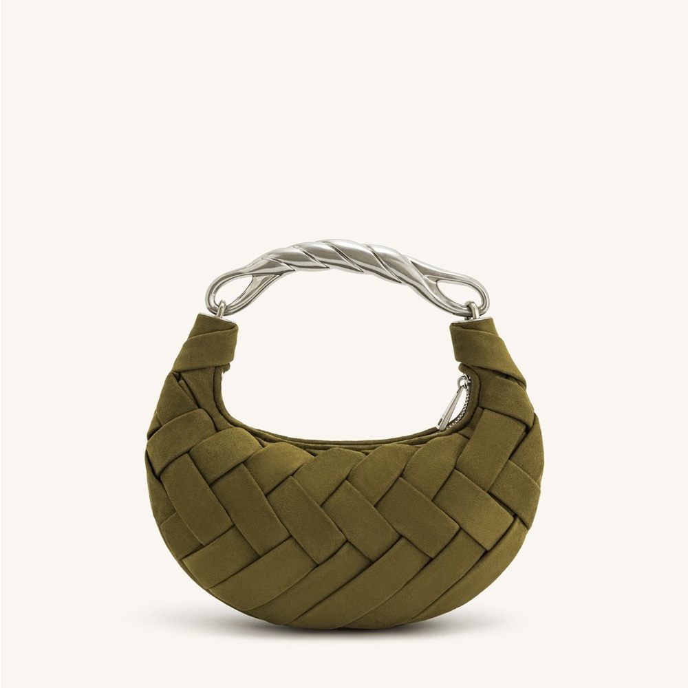 JW PEI Orla Weave Handbag - Dark Olive